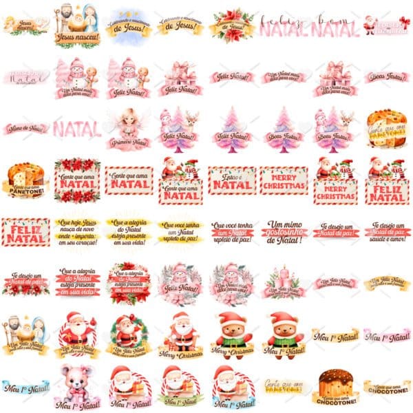 Pack Digital Natal 2023 Artes Figuras Ilustrações Arquivos
