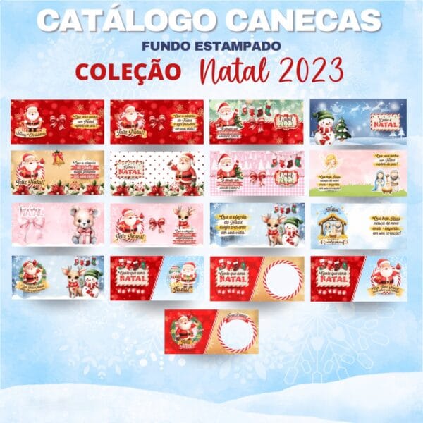 Pack Digital Natal 2023 Artes Figuras Ilustrações Arquivos