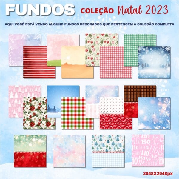 Pack Digital Natal 2023 Artes Figuras Ilustrações Arquivos