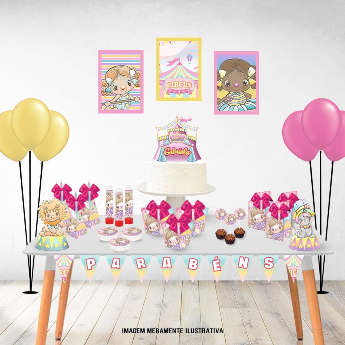 Kit Digital É Só Um Bolinho 1 para Festa Infantil 3 Kit Digital É Só Um Bolinho 1 para Festa Infantil - Imagem 3