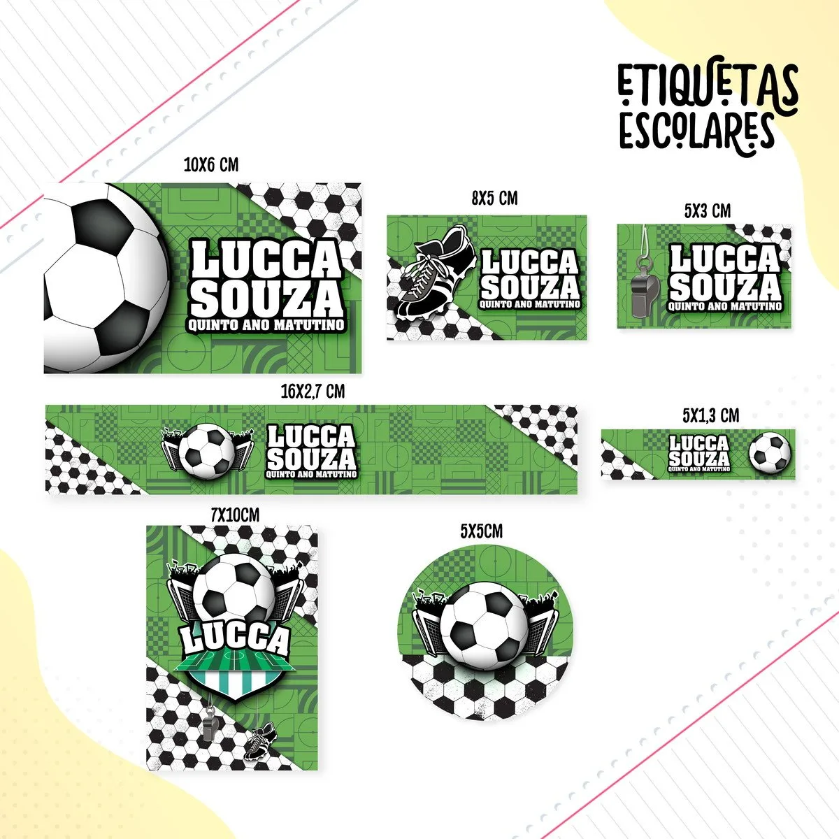 Pack Escolar Etiquetas - Arquivo Digital 4 Pack Escolar Etiquetas - Arquivo Digital