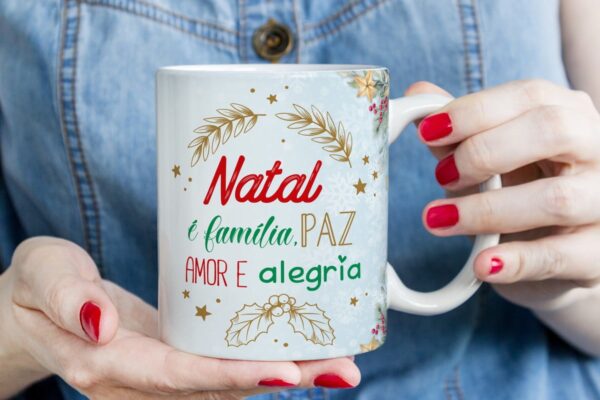 Pack Estampa Arte Caneca Natal - Arquivo Digital