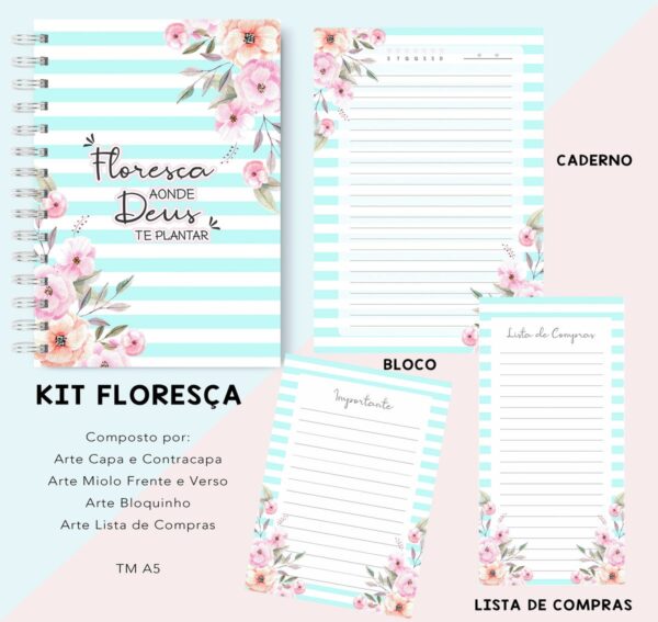 Pack Kit Floresça - Arquivo Digital