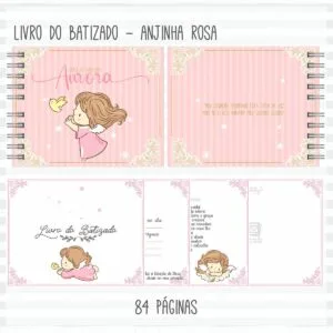 Pack Livro Batizado Menina e Menino - Arquivo Digital