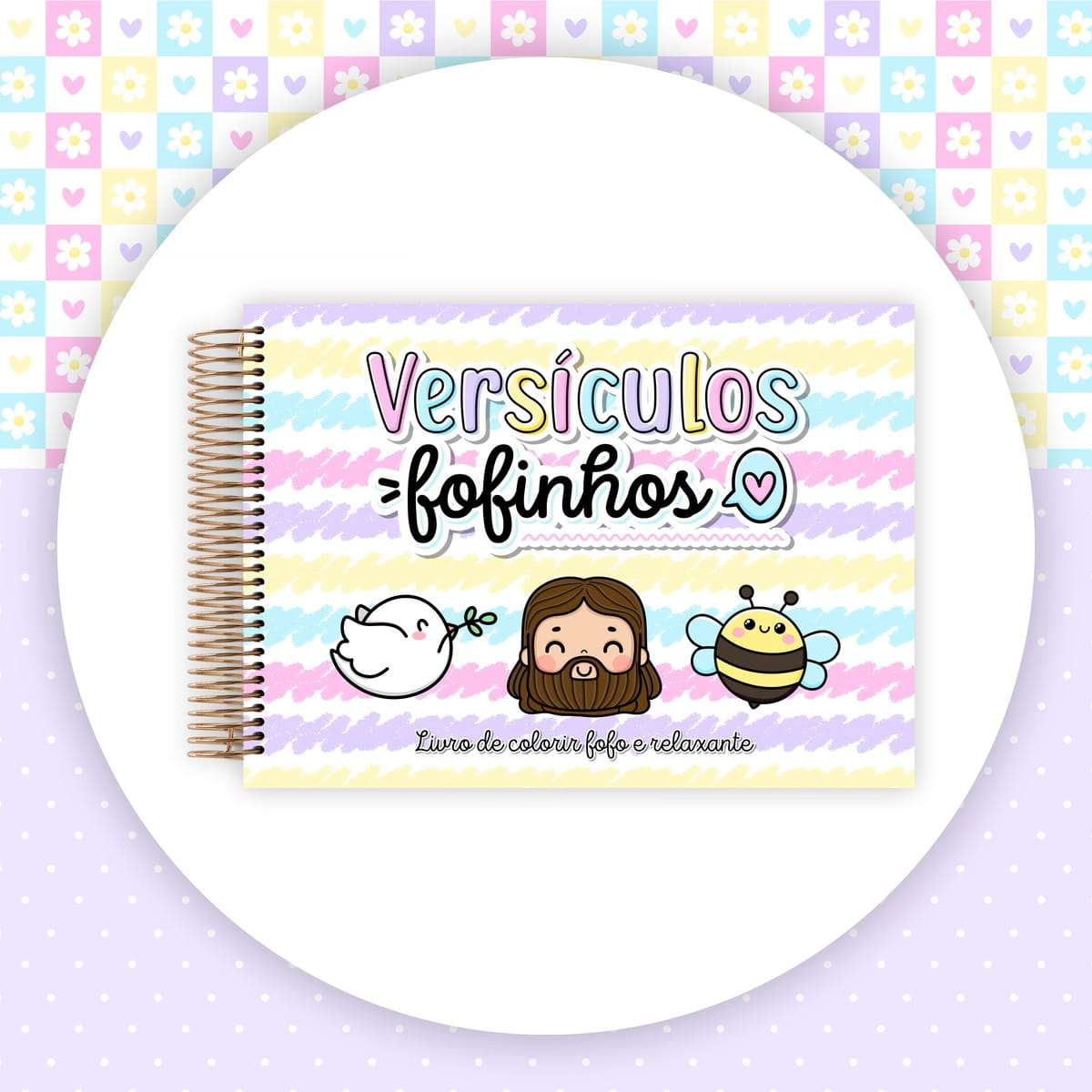 Kit Digital Livro de Colorir Versículos com Capas e Miolo 3 Kit Digital Livro de Colorir Versículos com Capas e Miolo - Imagem 3