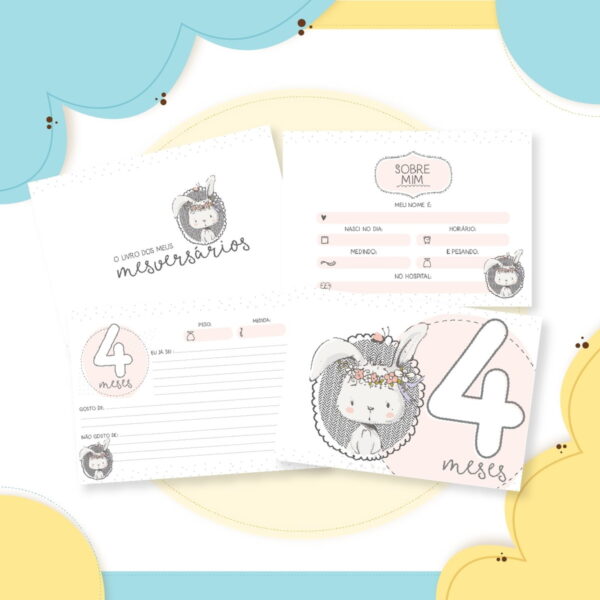 Pack Livro Mêsversário 2.0 - Arquivo Digital