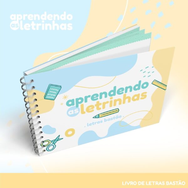 Pack Livros Ativ. Letras Cursivas e Bastão - Arquivo Digital