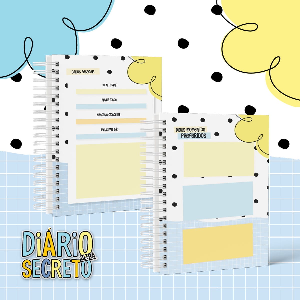 Meu Querido Diário Menino PDF para imprimir e encadernar 3 Meu Querido Diário Menino PDF para imprimir e encadernar - Imagem 3