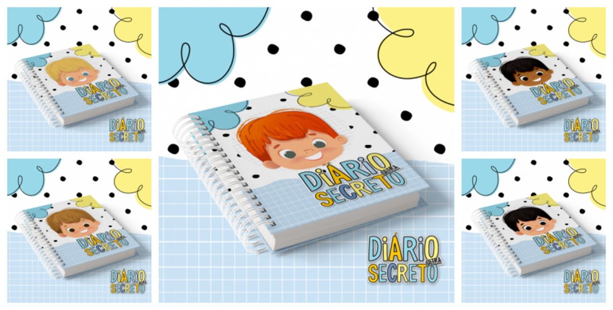 Meu Querido Diário Menino PDF para imprimir e encadernar 1 Meu Querido Diário Menino PDF para imprimir e encadernar