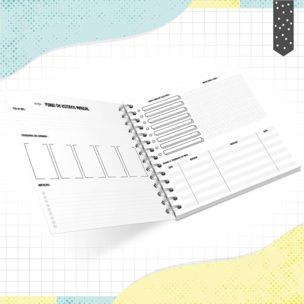 Pack Rotinas de Estudos Menina e Menino - Arquivo Digital