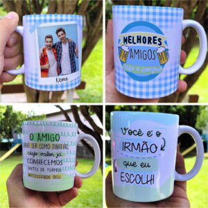 pacote artes canecas amizade masculino png e corel