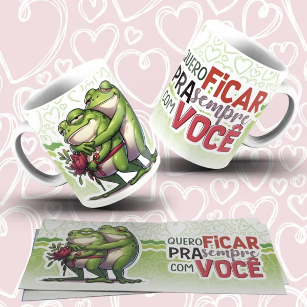Pacote Artes para Canecas: Dia dos Namorados em JPG