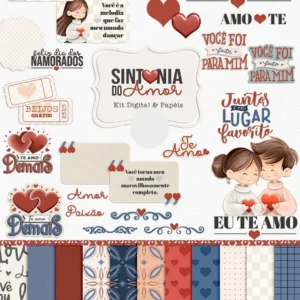 Pacote de Arquivos Sintonia do Amor - Dia dos Namorados