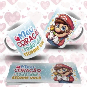 Pacote de Arte para Canecas - Personagens Românticos