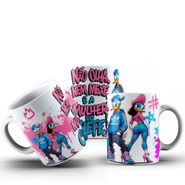 Pacote de Artes de Caneca Mickey e Minnie - Amor e Magia