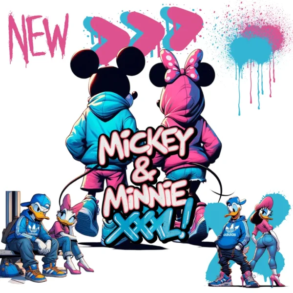Pacote de Artes de Caneca Mickey e Minnie - Amor e Magia