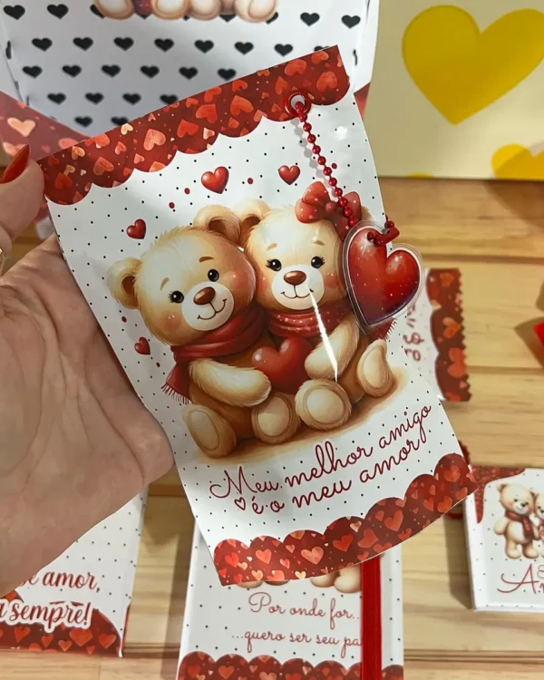 Pacote de Mimos para Sublimação - Dia dos Namorados Ursinhos