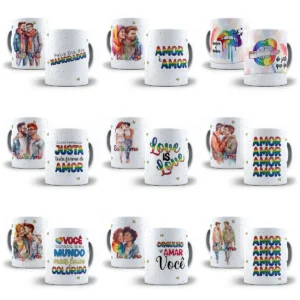Pacote Exclusivo de Arte para Sublimação no Dia dos Namorados