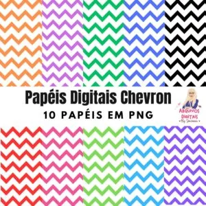 Papéis Digitais Chevron - Png