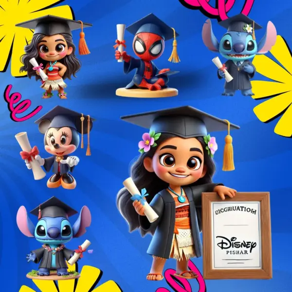 Personagens Formando Em Png Ideal Para Produtos Personalizados 4