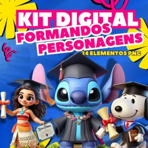 Personagens Formando Em Png Ideal Para Produtos Personalizados 5