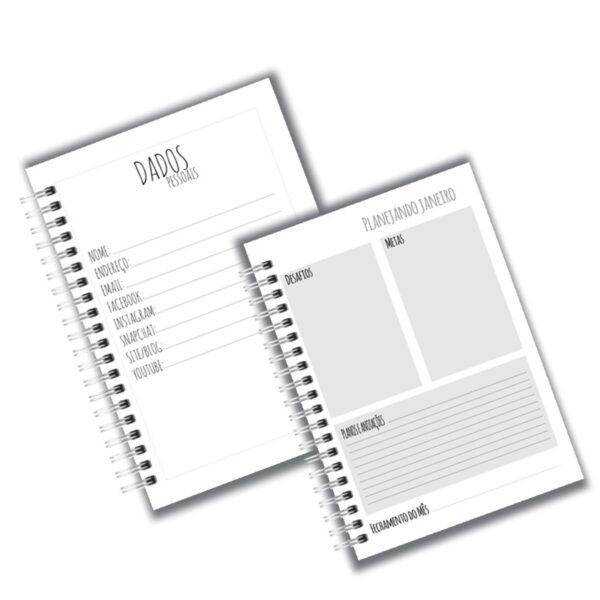 Planner Bancária Feminino - Arquivo Digital