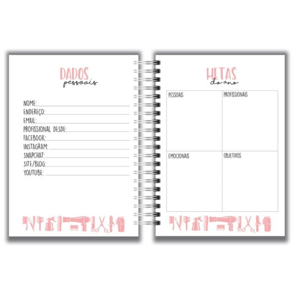 Planner Cabeleireira - Arquivo Digital