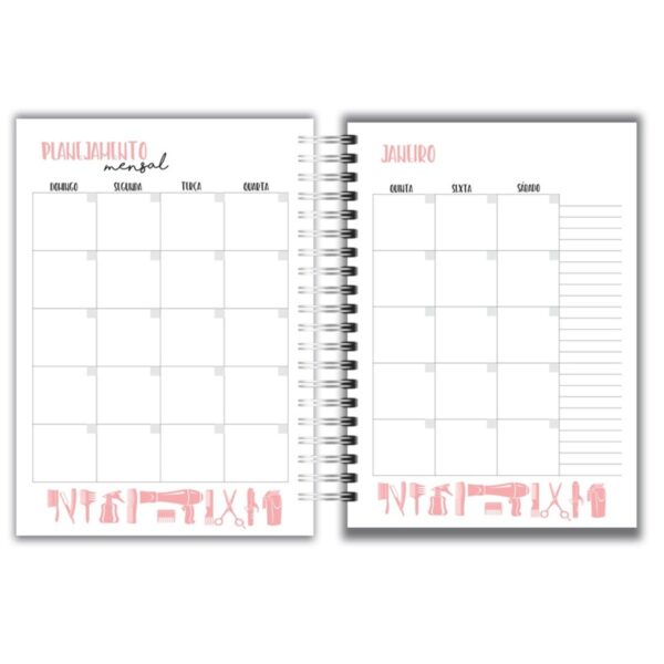 Planner Cabeleireira - Arquivo Digital