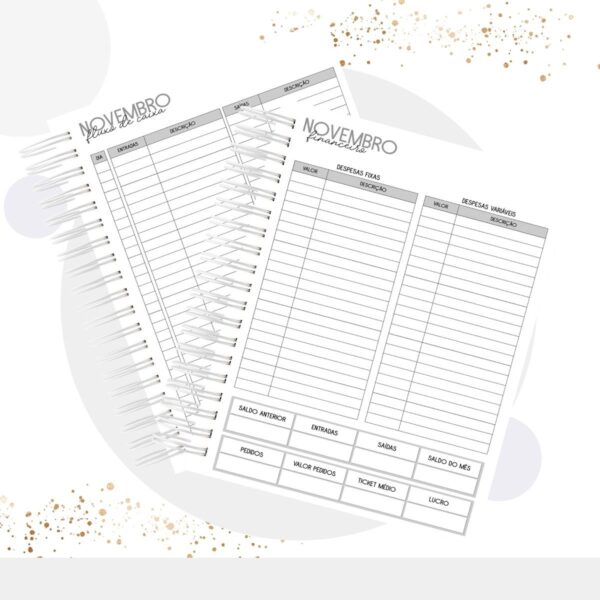 Planner Empreenda Masculino Permanente - Arquivo Digital