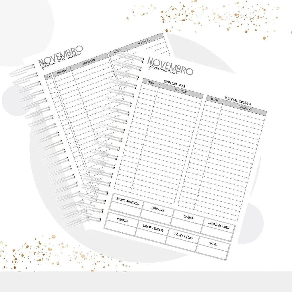 Planner Empreenda Masculino Permanente - Arquivo Digital