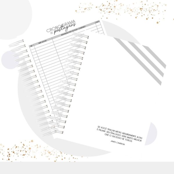 Planner Empreenda Masculino Permanente - Arquivo Digital
