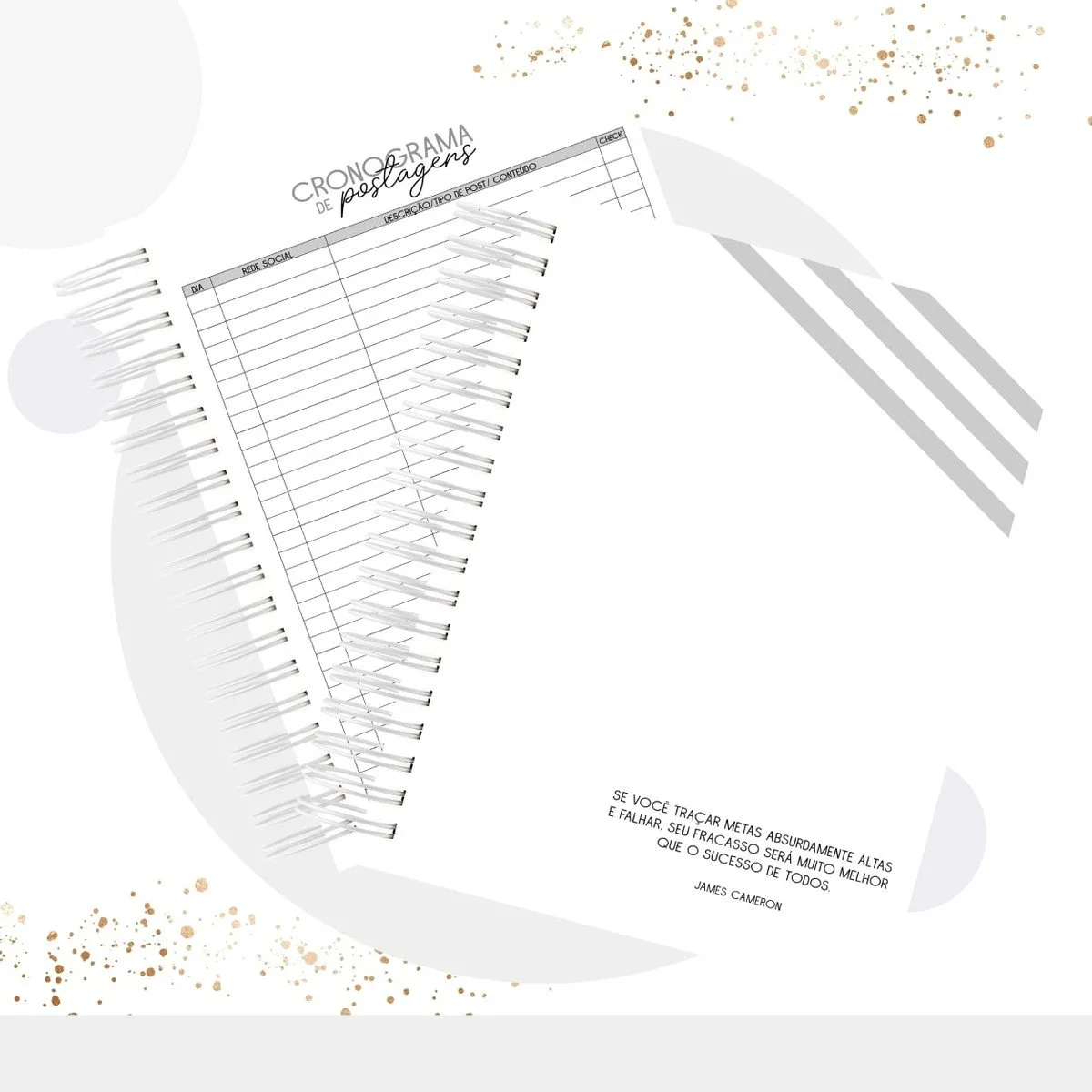 Planner Empreenda Masculino Permanente - Arquivo Digital