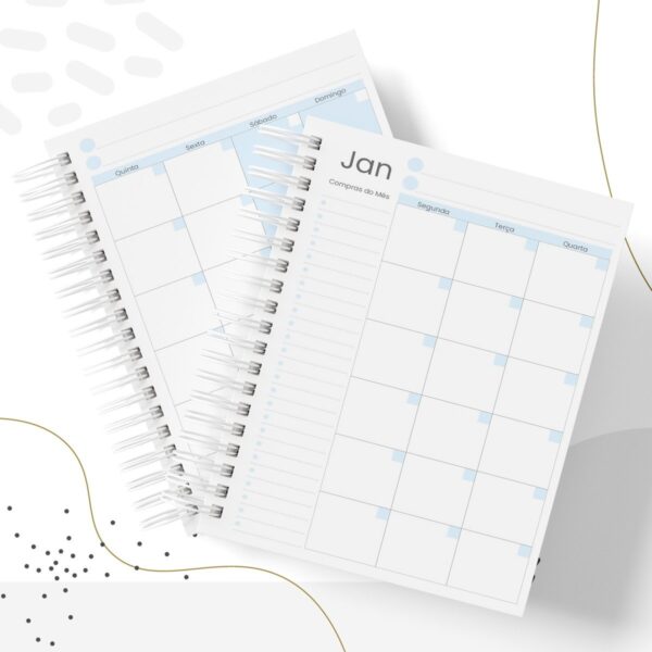 Planner Fitness Masculino - Arquivo Digital