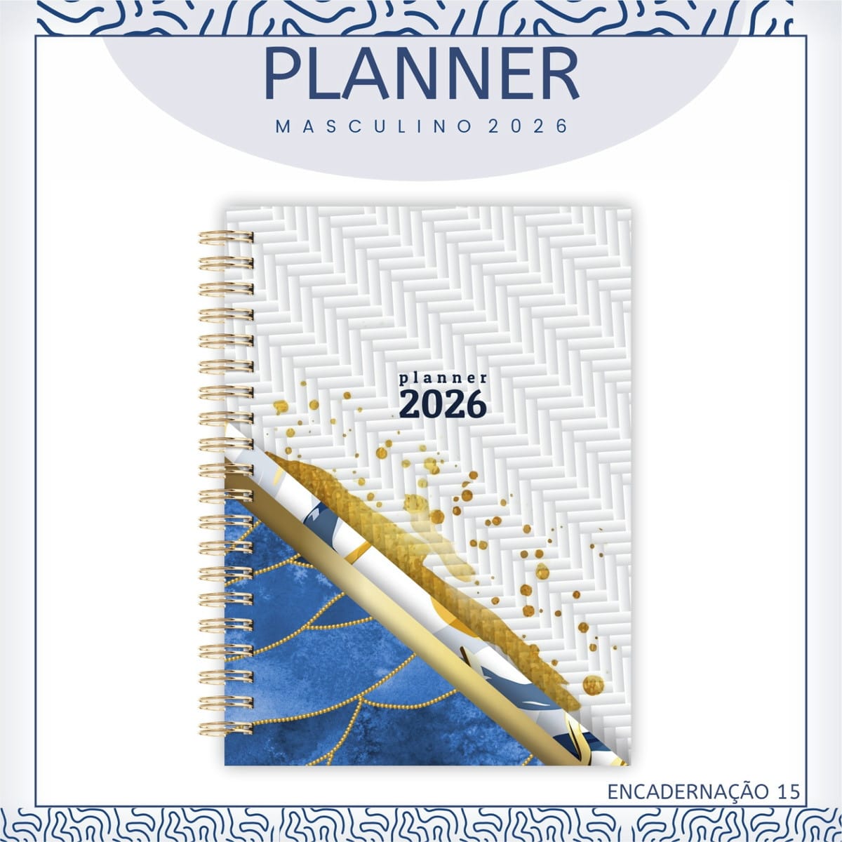Planner Masculino 2026 para Imprimir e Encadernar 3 Planner Masculino 2026 para Imprimir e Encadernar - Imagem 3