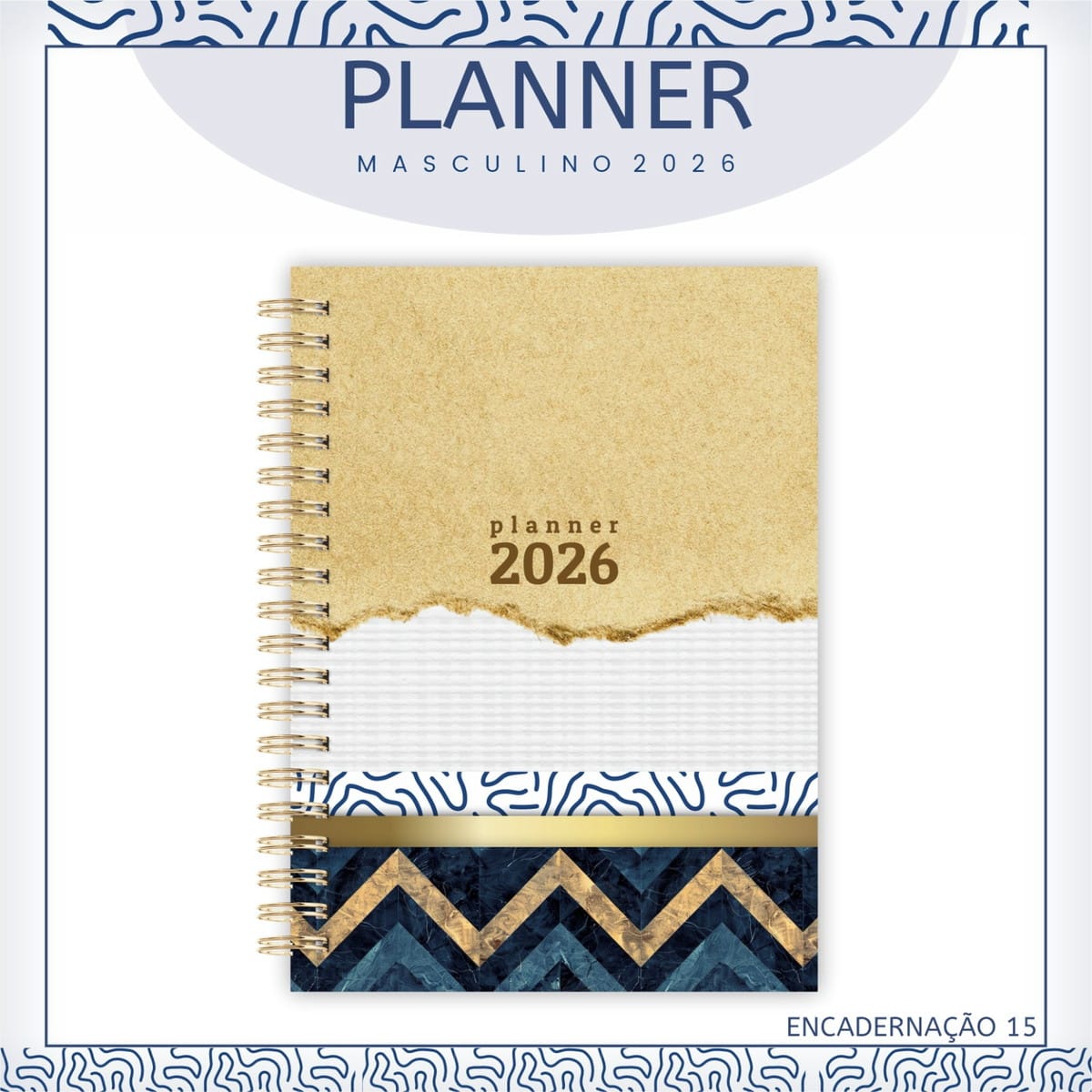 Planner Masculino 2026 para Imprimir e Encadernar 5 Planner Masculino 2026 para Imprimir e Encadernar - Imagem 5