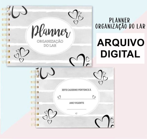 Planner Organização do Lar - Arquivo Digital