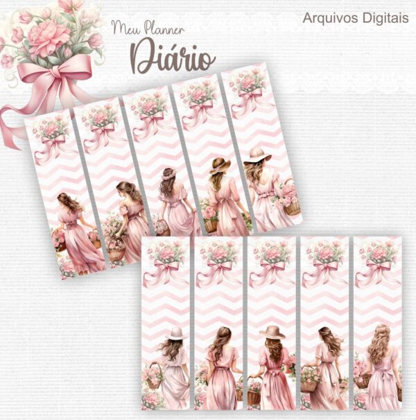Planner Rose 2025 - Arquivo Digital