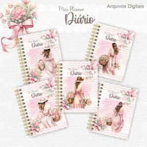 Planner Rose 2025 - Arquivo Digital