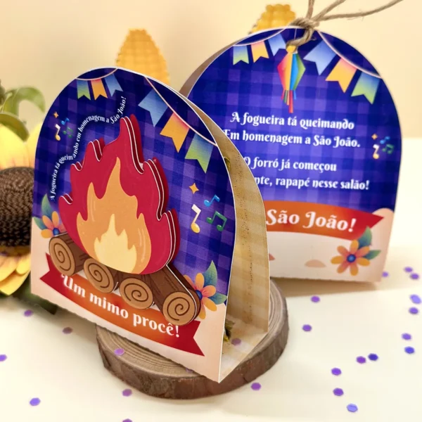 Porta Balinha Bombom Paçoca Mimo Festa São João