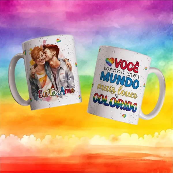 Presentes Personalizados: Arte para Canecas de Namorados