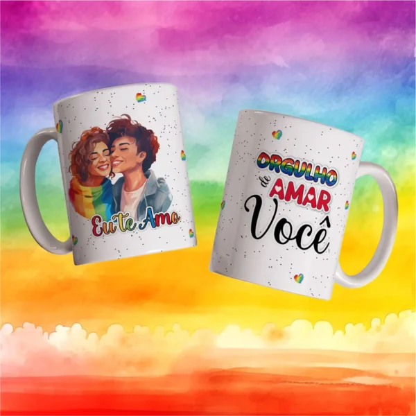 Presentes Personalizados: Arte para Canecas de Namorados