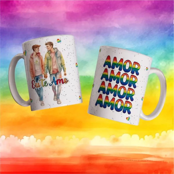 Presentes Personalizados: Arte para Canecas de Namorados