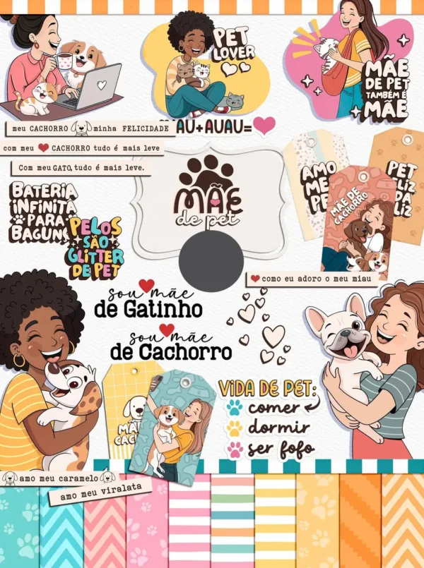 Presentes Personalizados Dia das Mães - Temática Animal