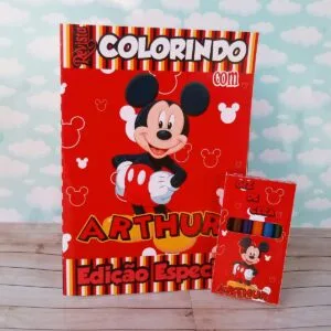 Revistinha Colorir Mickey - Arquivo Digital