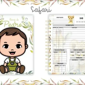Rotina do Bebê Safari Chic - Arquivo Digital 27 Rotina do Bebê Safari Chic - Arquivo Digital