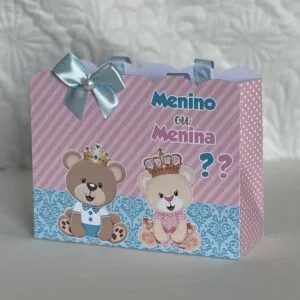 Sacolinha Infantil Chá Revelação - Arquivo Digital 15 Sacolinha Infantil Chá Revelação - Arquivo Digital