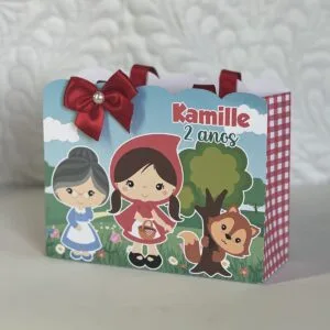 Sacolinha Infantil Chapeuzinho Vermelho - Arquivo Digital 16 Sacolinha Infantil Chapeuzinho Vermelho - Arquivo Digital