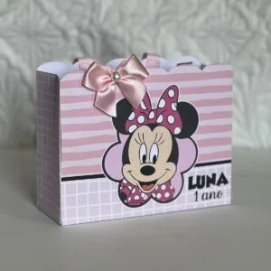 Sacolinha Infantil Minnie Rosa - Arquivo Digital