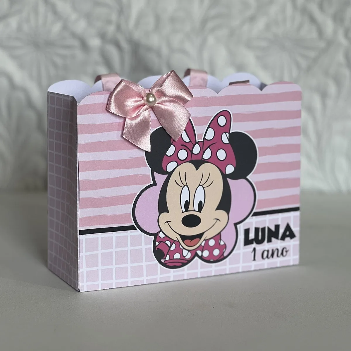 Sacolinha Infantil Minnie Rosa - Arquivo Digital