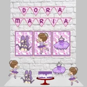 Só Bolinho Bailarina Lilás - Arquivo Digital 22 Só Bolinho Bailarina Lilás - Arquivo Digital